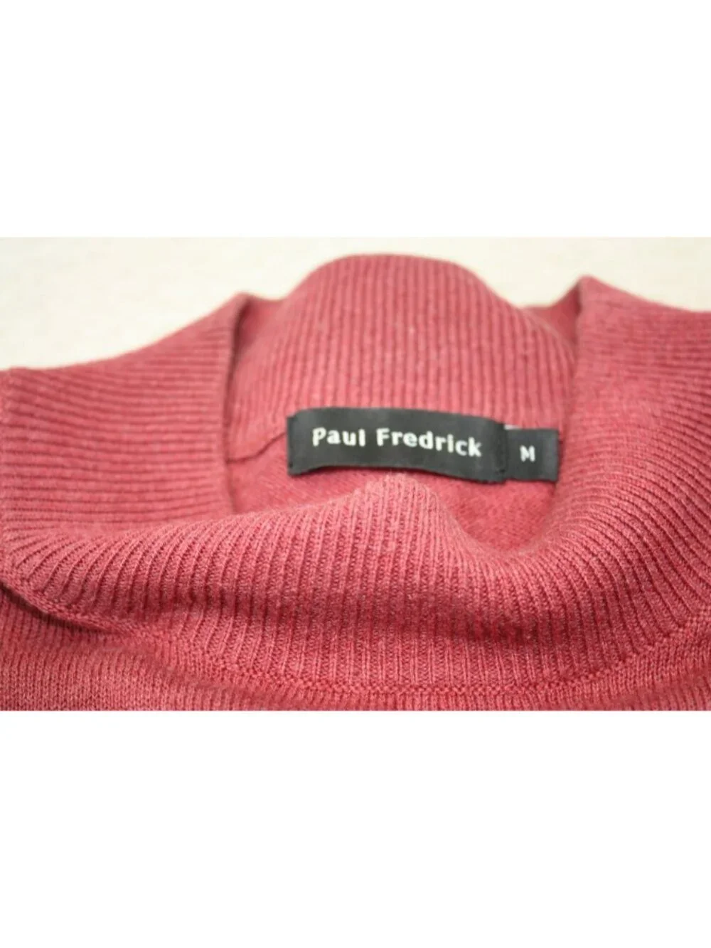 Paul Fredrick Men’s Turtleneck Sweaters Orange & Red Medium Lot of 2